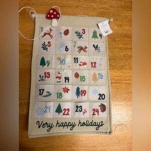 Countdown calendar, indoor decorative use only and it’s not a toy for holidays